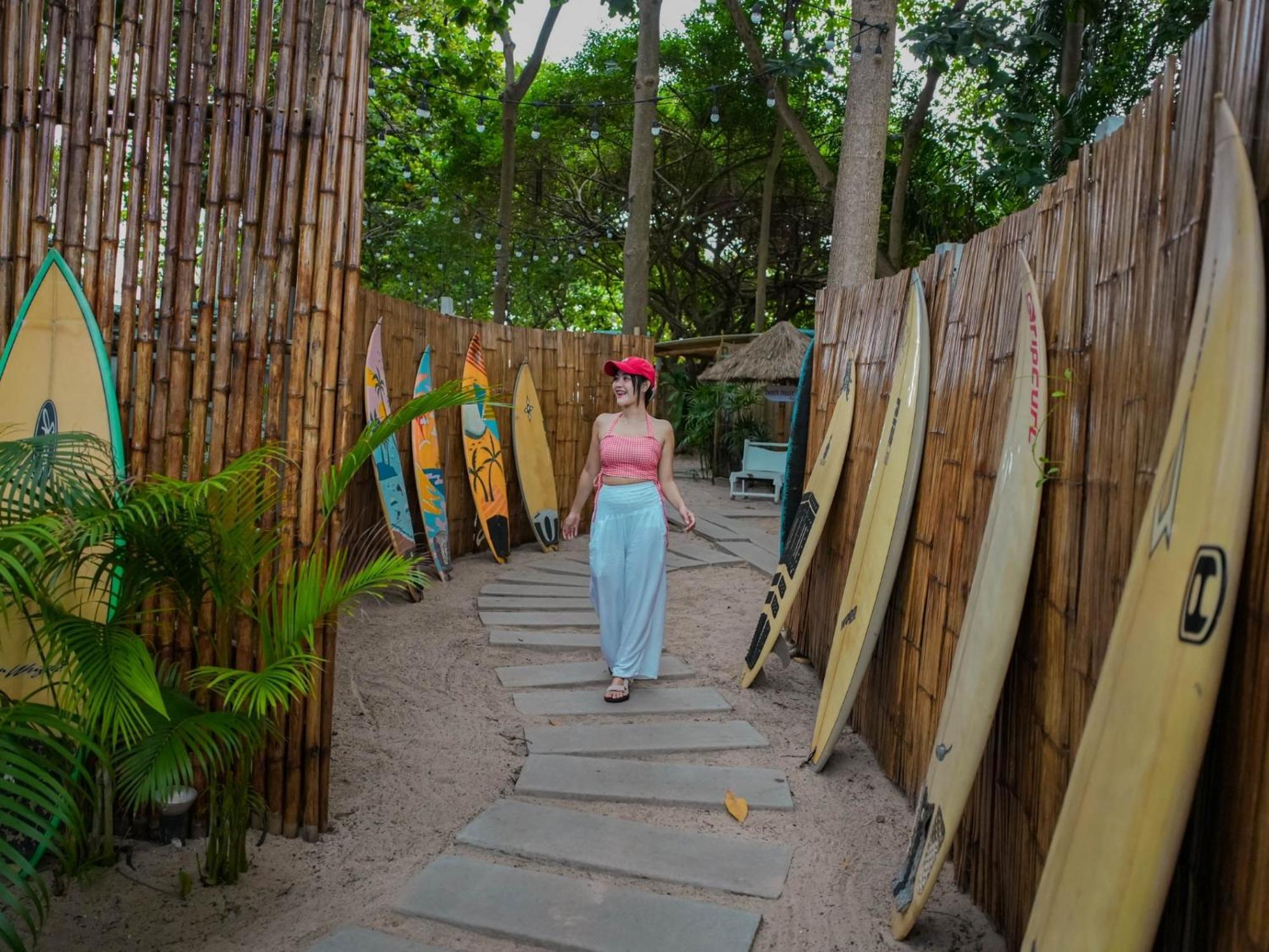 Beach House Camp Na Chom Thian Exterior foto